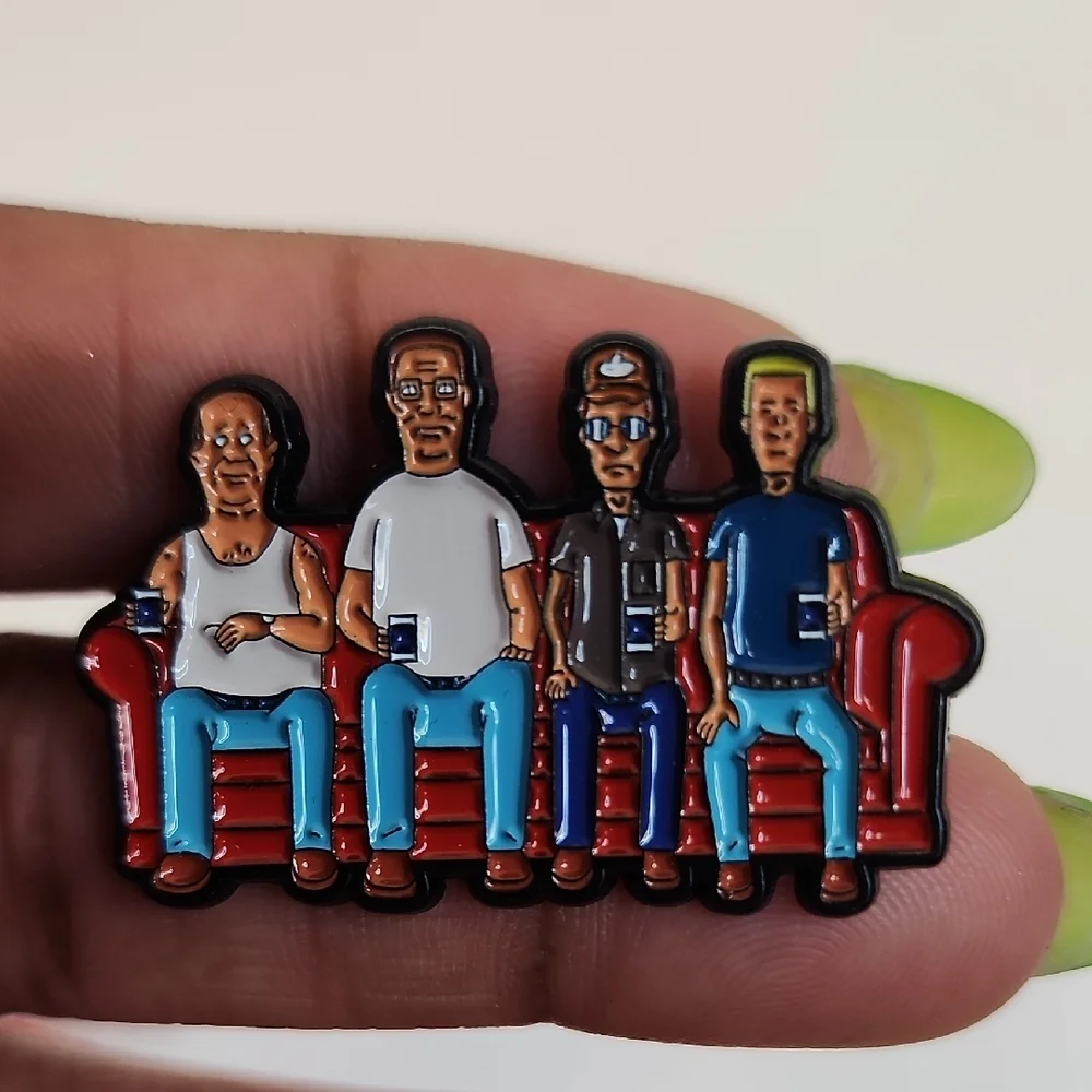 90s CHILD cartoon enamel